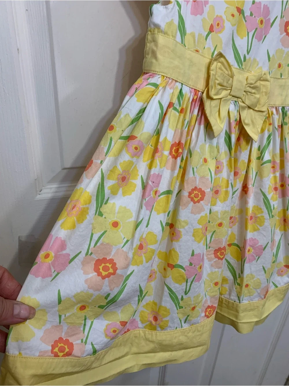 Gymboree Yellow Floral “Spring Jubilee” Sz 3 Toddler Dress.             3784